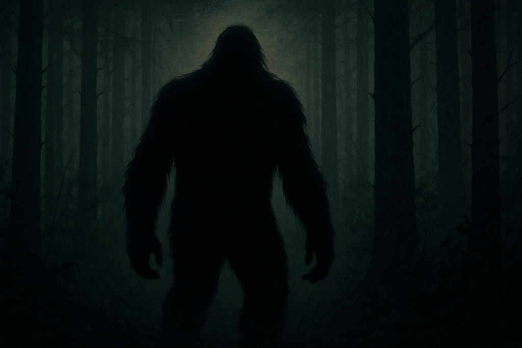 Descubra o mistério do Bigfoot, o lendário gigante peludo que vaga oculto pelas florestas mais sombrias da América do Norte.